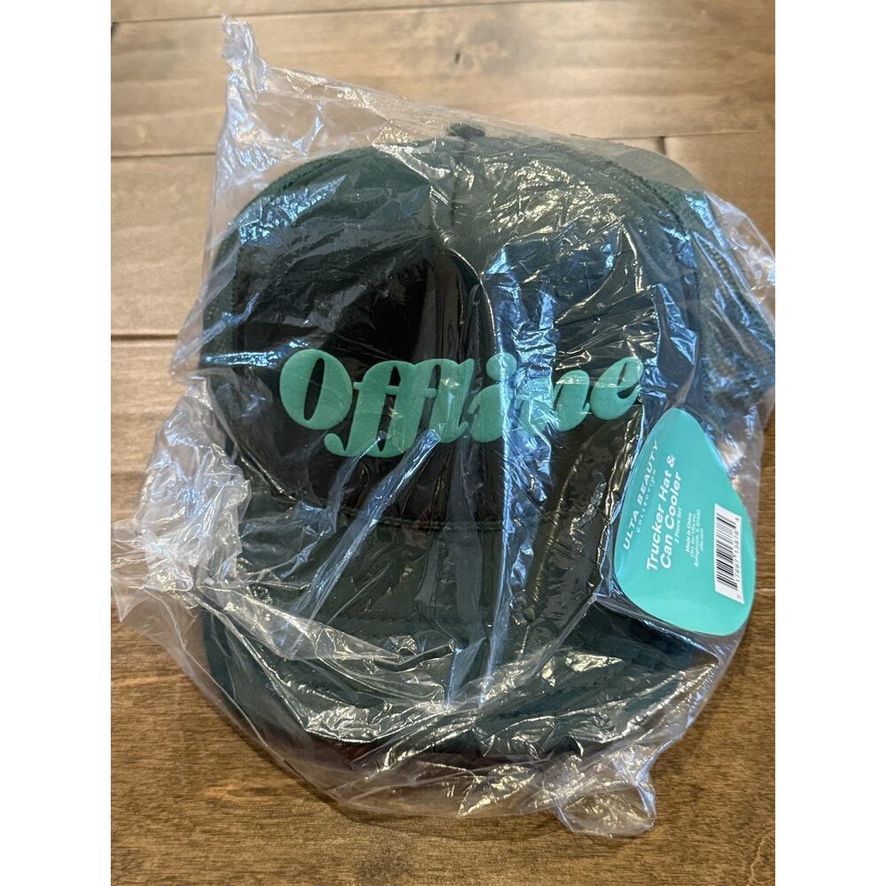 Ulta Beauty Collection Womens Green Offline Trucker Snapback Mesh Hat Cap NWT - Picture 2 of 8